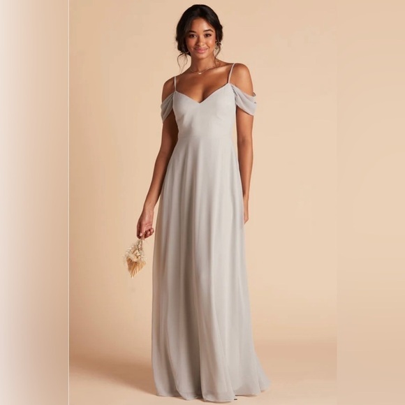 Birdy Grey Devin convertible Chiffon in Dove Gray Size XS - Picture 3 of 8